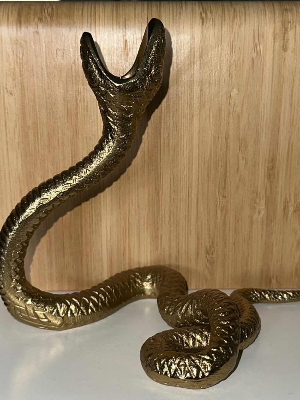 Threshold Gold Snake Candle Holder Halloween Whimsigoth decor - Picture 4 of 8